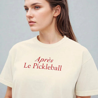Après Le Pickleball | Relaxed Crop Tee
