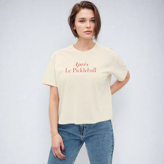 Après Le Pickleball | Relaxed Crop Tee