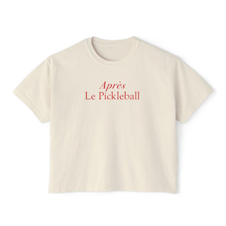 Après Le Pickleball | Relaxed Crop Tee
