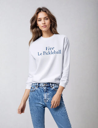 Vive Le Pickleball | Crewneck Sweatshirt