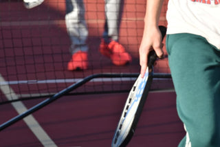 people playing pickleball