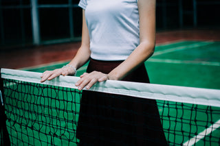 Female Pickleball player