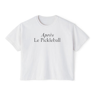 Après Le Pickleball | Relaxed Crop Tee