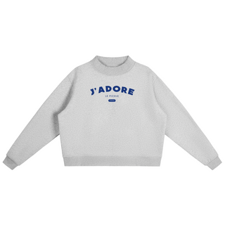 J'adore Le Pickle MockNeck Crew
