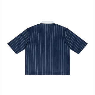 Pinstripe Collared Jersey