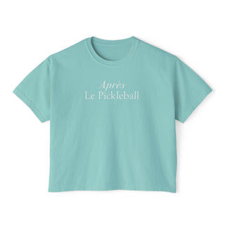 Après Le Pickleball | Relaxed Crop Tee