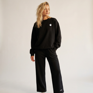 Core Drop-Shoulder Crewneck | Contemporary Technical Fleece