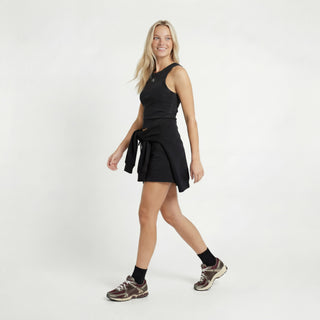 The Essential Washed Racerback Crop