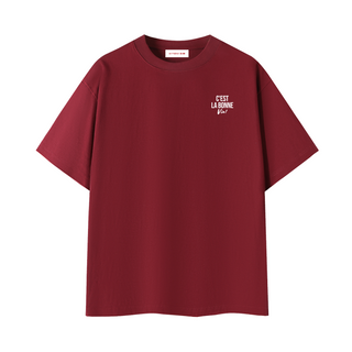 C'est La Bonne Vie Cotton Tee