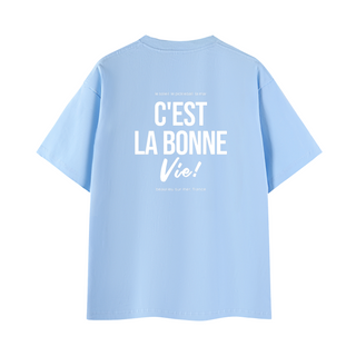 C'est La Bonne Vie Cotton Tee