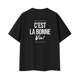 C'est La Bonne Vie Cotton Tee