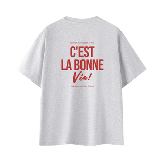 C'est La Bonne Vie Cotton Tee
