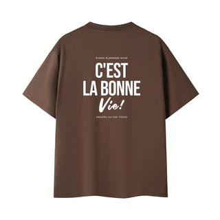 C'est La Bonne Vie Cotton Tee