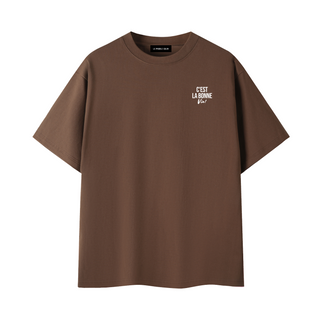 C'est La Bonne Vie Cotton Tee