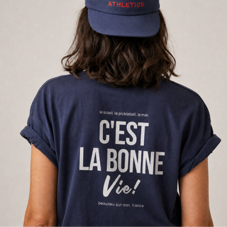 C'est La Bonne Vie Cotton Tee