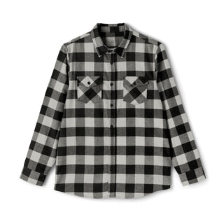 Black and white checkered shirt on a white background