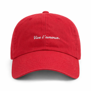 Vive l'Amour Embroidered Dad Cap