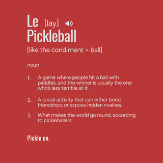 Le [Lay] PickleBall Definition | Stainless Steel Water Bottle