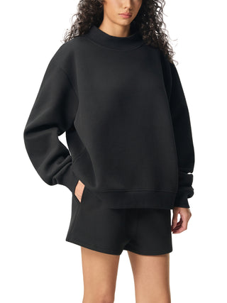 Fleece Mock-Neck | Crewneck Sweatshirt