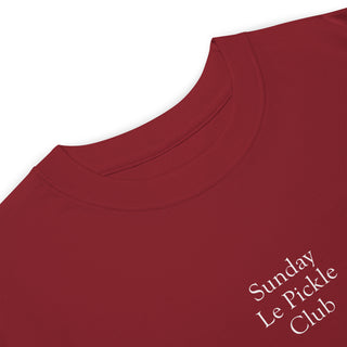 Sunday Le Pickle Club | Maroon Premium Tee