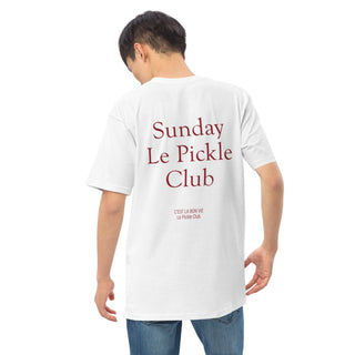 Sunday Le Pickle Club | White Premium Tee