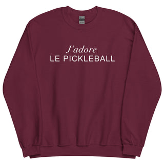 J'adore Le Pickleball | Crewneck Sweatshirt