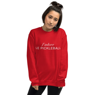 J'adore Le Pickleball | Crewneck Sweatshirt