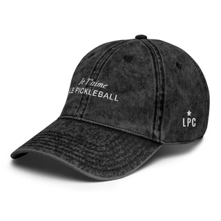 Je T'aime Le Pickleball | Black Twill Hat