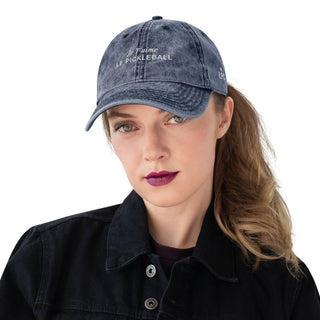 Je T'aime Le Pickleball | Denim Twill Hat