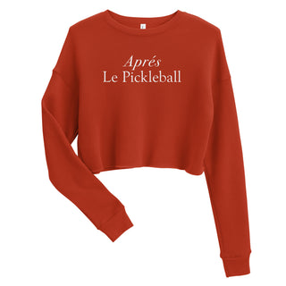 Aprés Le Pickleball | Crop Sweatshirt