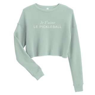 Je T'aime Le Pickleball | Crop Sweatshirt